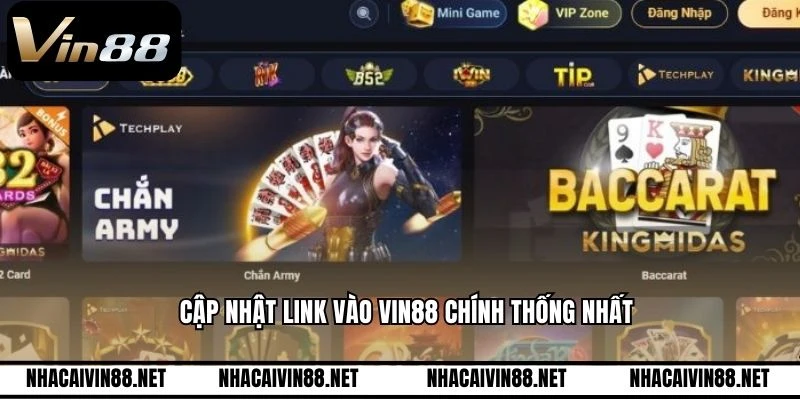 Cập nhật link vào VIN88 chính thống nhất