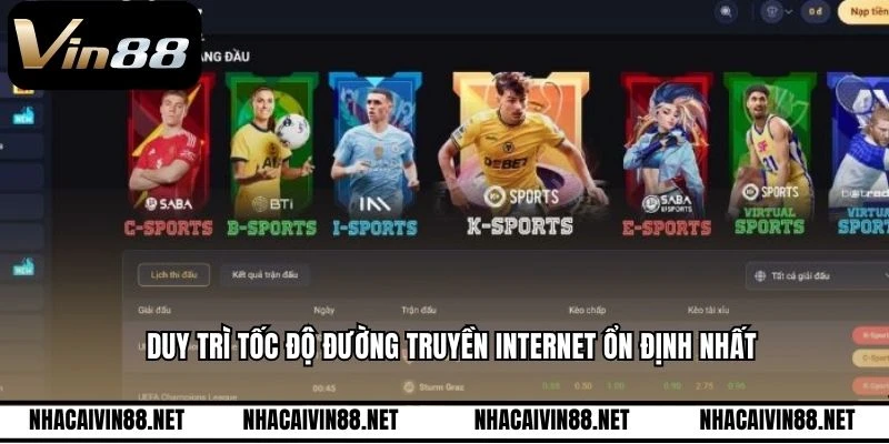 Duy trì tốc độ đường truyền internet ổn định nhất